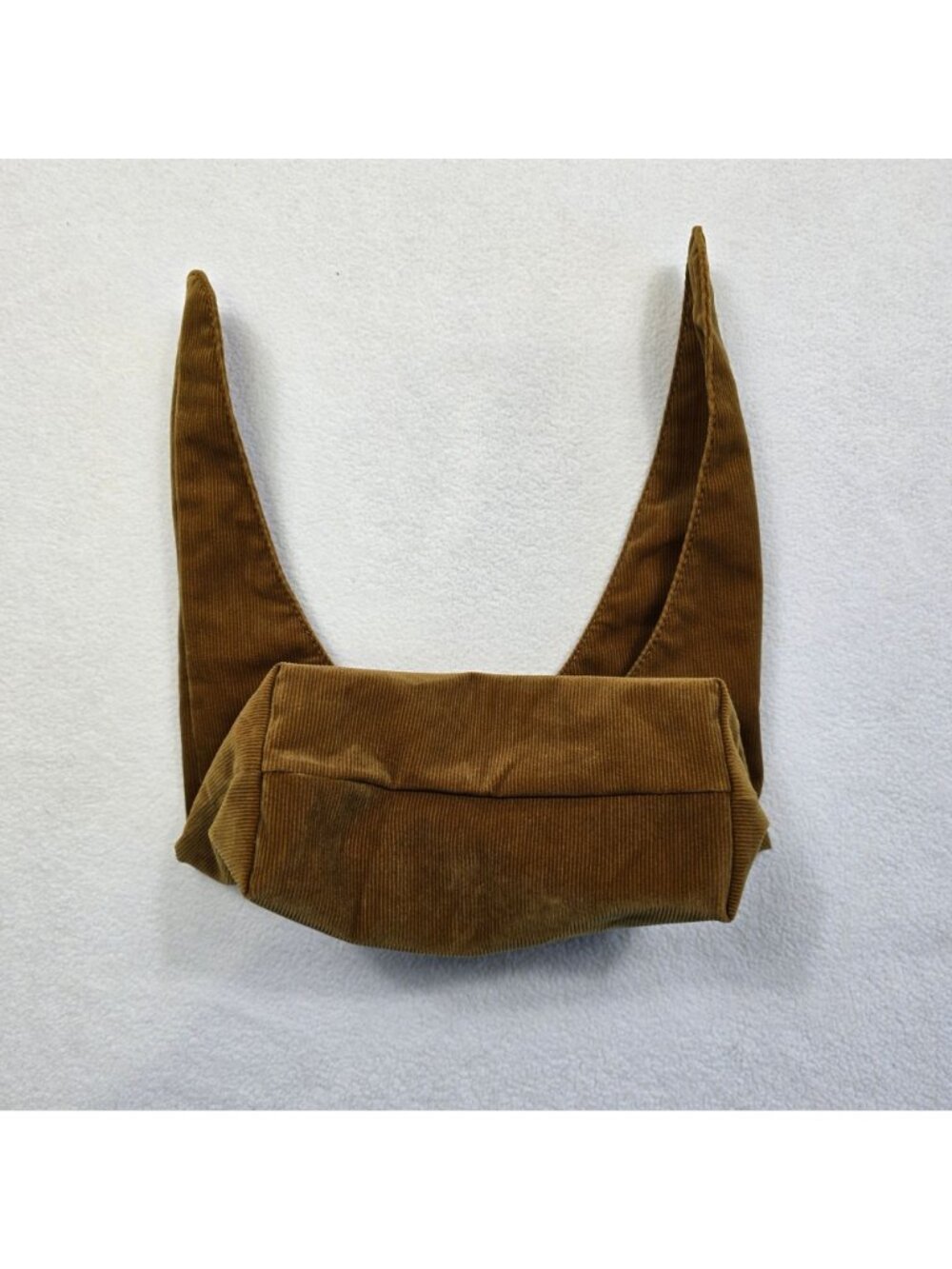 Merit Signature Brown Corduroy Makeup Cosmetic Bag Pouch Minimalist - Picture 5 of 7